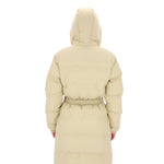 Women’s Hutchison PU Sonic Welded Long Puffer Jacket Gravel