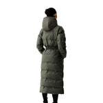 Women’s Hutchison PU Sonic Welded Long Puffer Jacket Kambaba Green