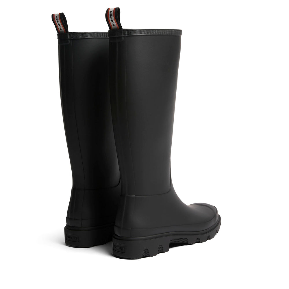 MK x HUNTER Unisex Downpour Tall Wellington Boots Black