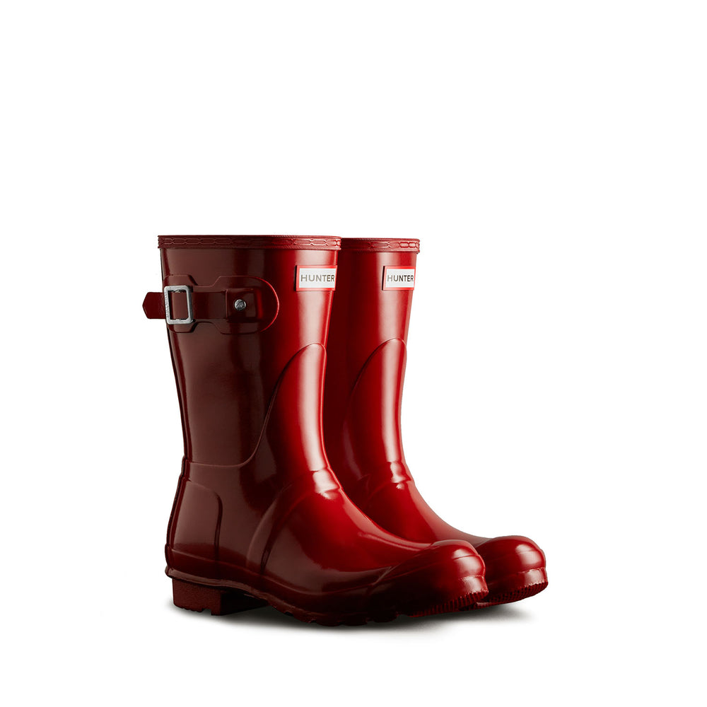 Women's Original Short Gloss Wellington Boots Military Red
