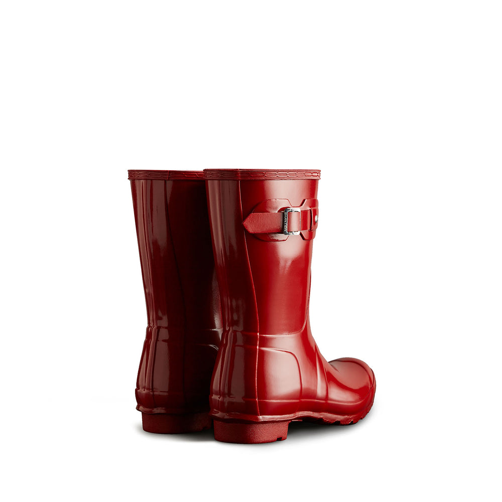 Women's Original Short Gloss Wellington Boots Military Red