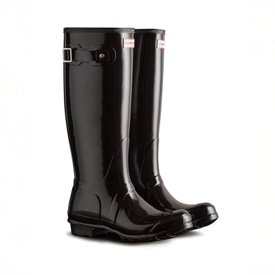 Women's Original Tall Gloss Wellington Boots Black
