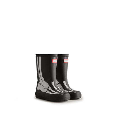 Original Kids First Classic Skeleton Print Boots Black
