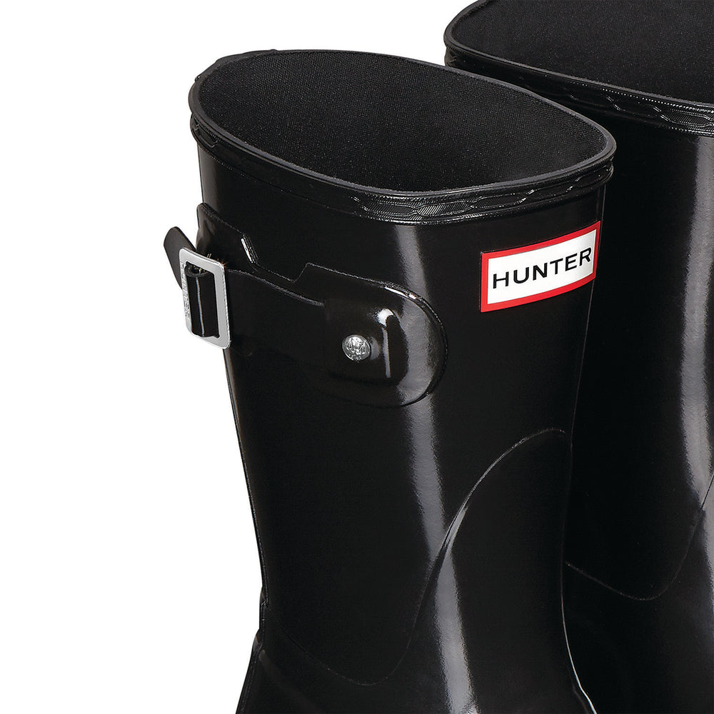 Women's Original Short Gloss Wellington Boots Black