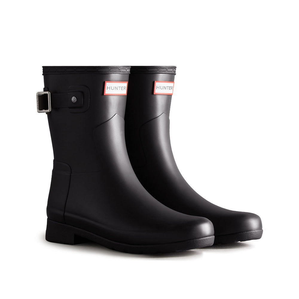 Women's Refined Short Boots Black