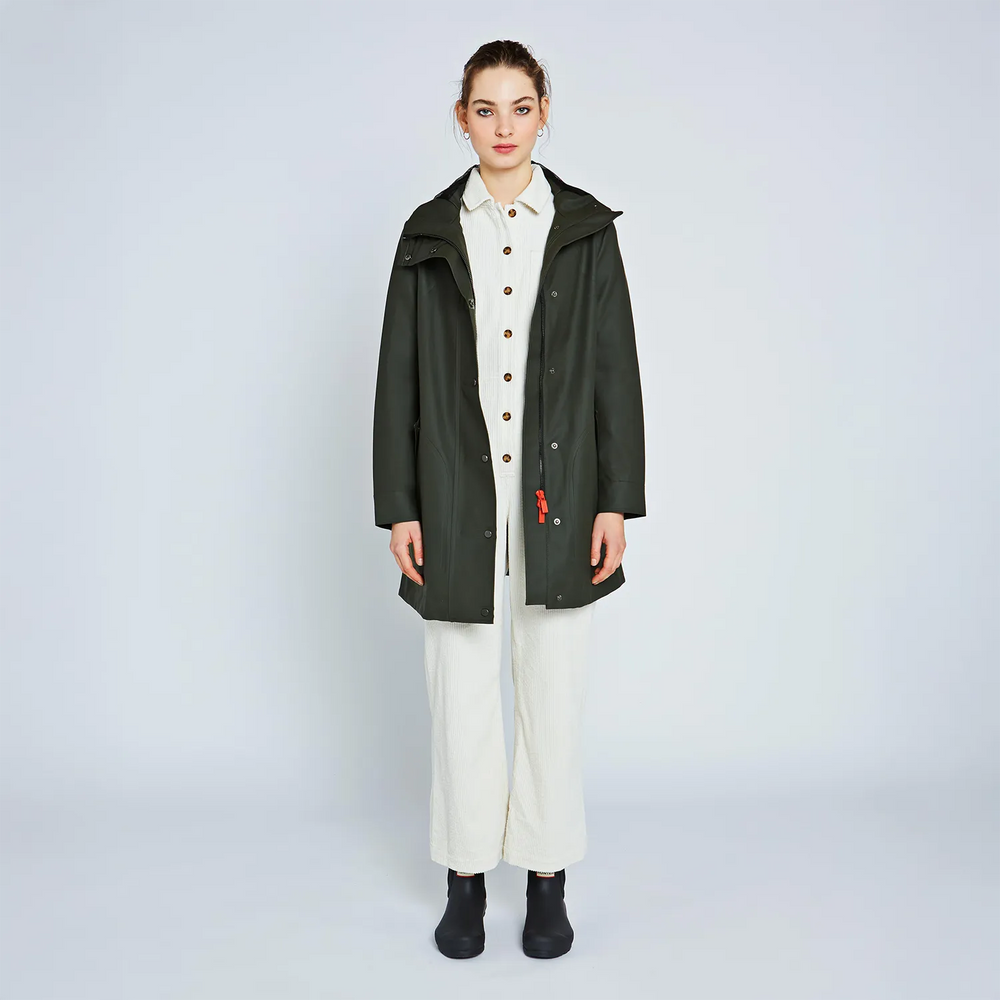 Women's Original Rubberised Hunting Coat Dark Olive