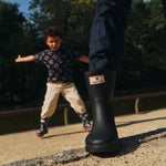 MK x HUNTER Unisex Downpour Short Wellington Boots Black