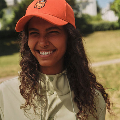 MK X HUNTER Fox Head Patch Cap Burnt Orange