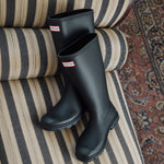 Unisex Downpour Tall Wellington Boots Black