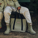 MK X HUNTER Large Tote Bag Ashtree/Black