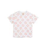 MK X HUNTER Kids Fox Head T-Shirt White/Burnt Orange