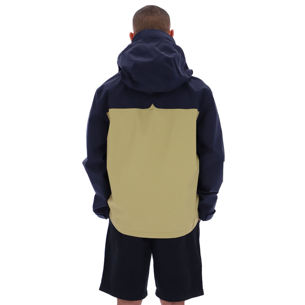 Men's Originals Colour Block Waterproof Jacket Night Sky/Khaki