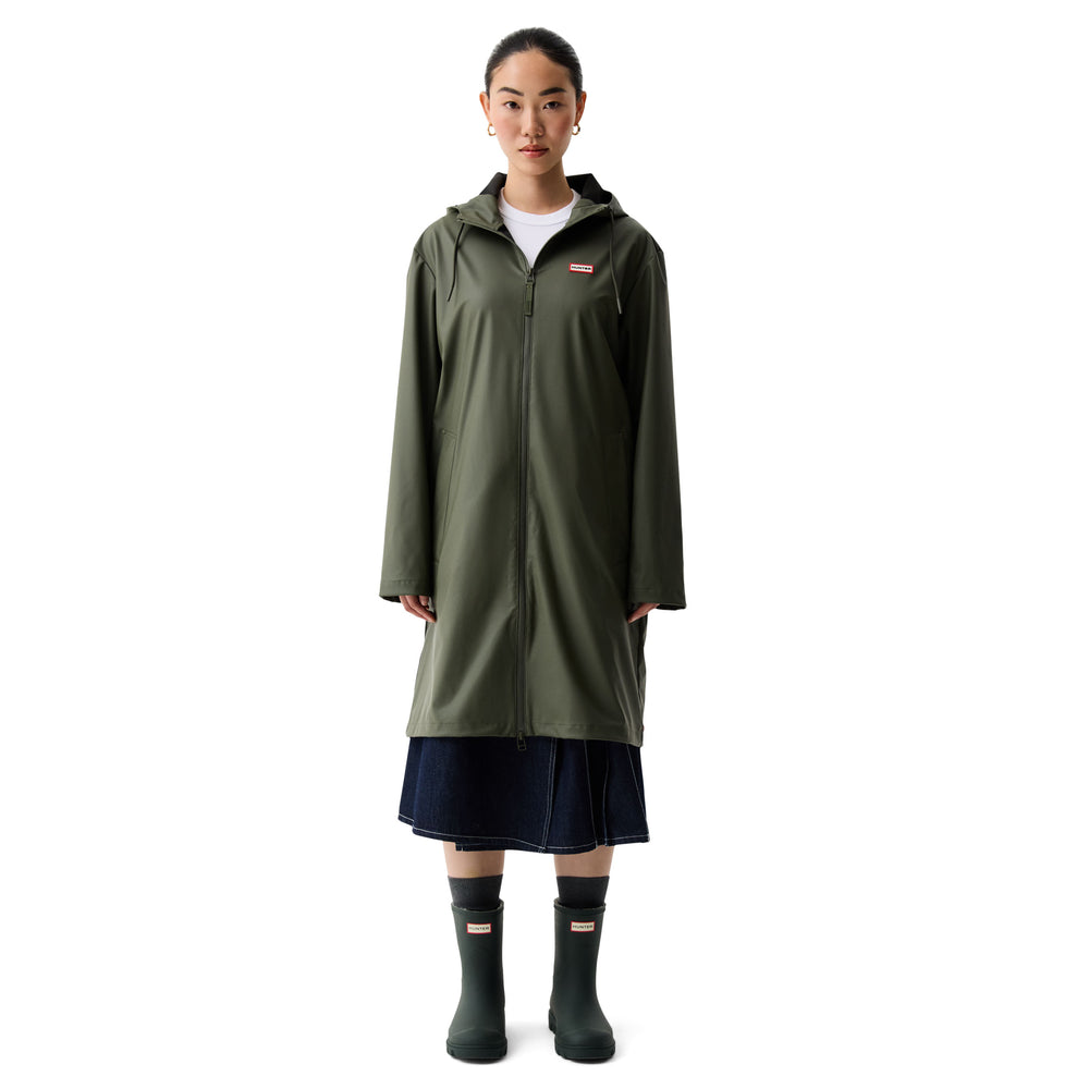 Unisex Downpour Andrea PU Raincoat Kambaba Green