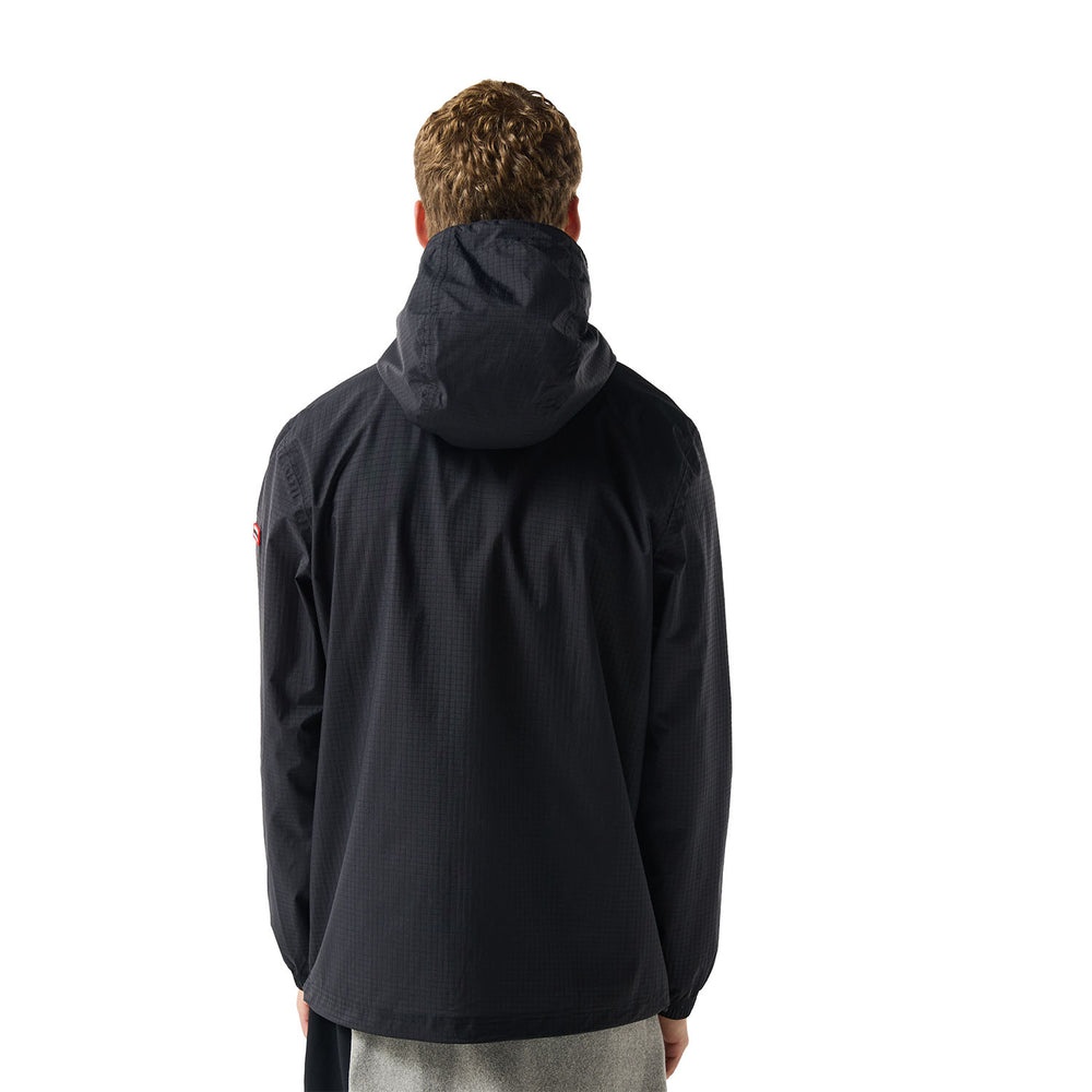 Packable Shell Rain Jacket Hunter Black