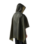 Unisex Packable Poncho Kambaba Green
