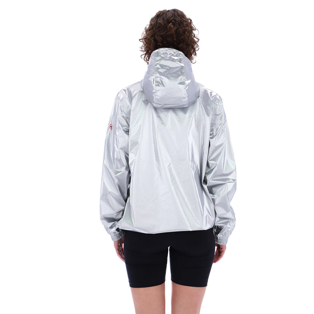 Unisex Silver Play Packable Shell Rain Jacket