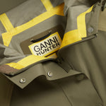 Unisex GANNI X Hunter Waterproof Poncho GANNI Green