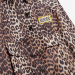 Unisex GANNI X Hunter Waterproof Poncho GANNI Leopard
