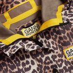 Unisex GANNI X Hunter Waterproof Poncho GANNI Leopard