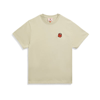 MK X HUNTER Fox Head Patch T-Shirt Stone Beige