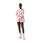 Izzy PU Hooded Jacket Parfait Pink