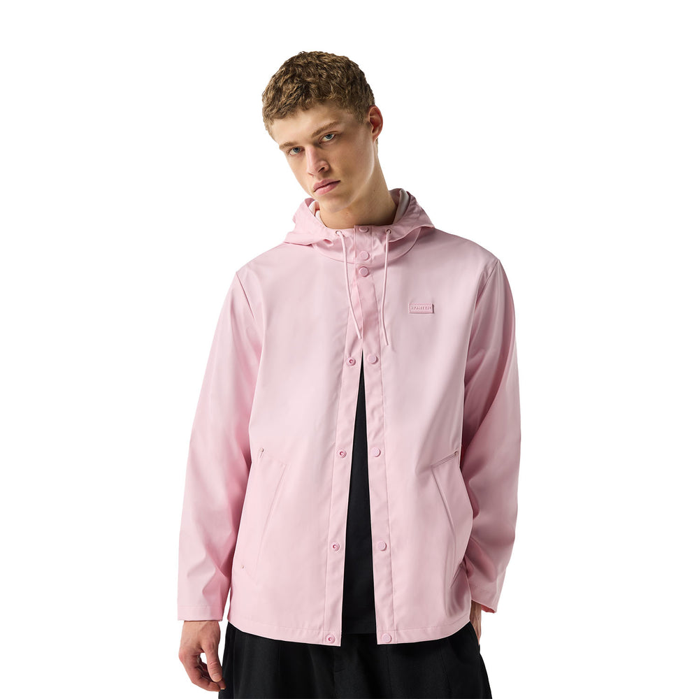 Izzy PU Hooded Jacket Parfait Pink