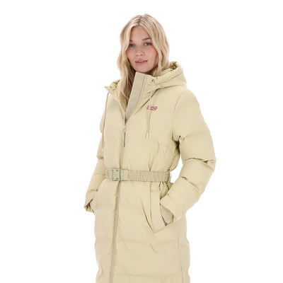 Women’s Hutchison PU Sonic Welded Long Puffer Jacket Gravel