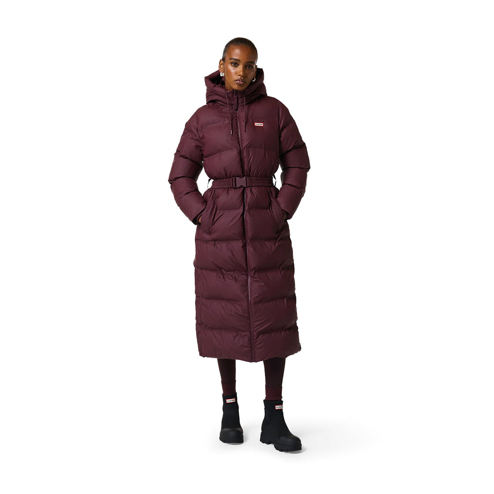 Women’s Hutchison PU Sonic Welded Long Puffer Jacket Port Royale