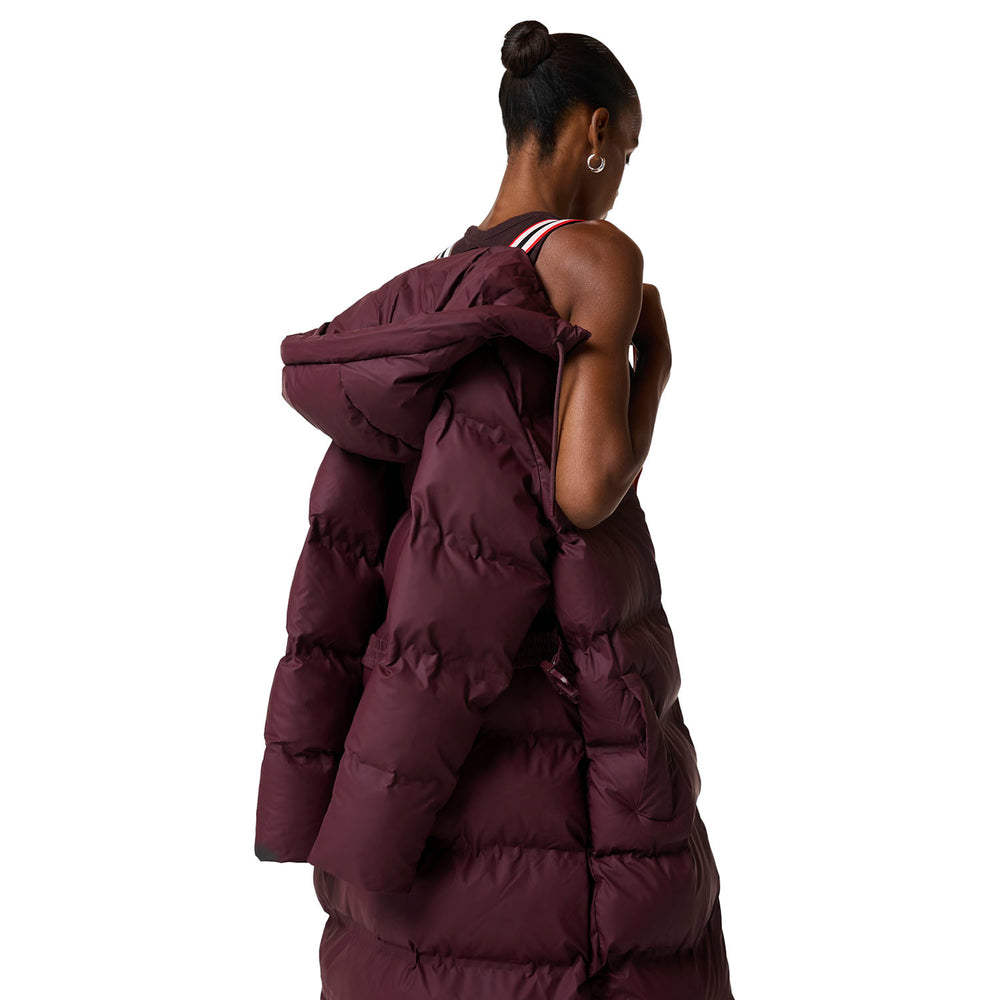 Women’s Hutchison PU Sonic Welded Long Puffer Jacket Port Royale