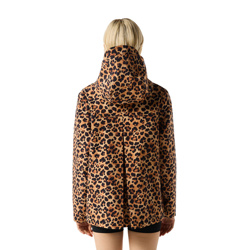 Women's Originals Lightweight Printed Waterproof Jacket Leopard Print