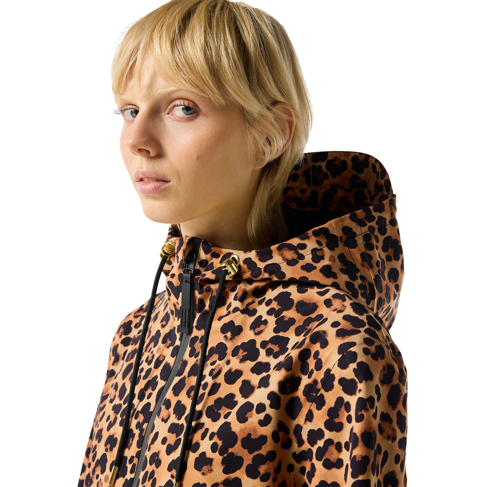 Women's Originals Lightweight Printed Waterproof Jacket Leopard Print