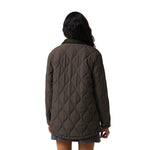 Witton Quilted Shacket Chocolate Brown