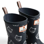 MK X HUNTER Fox Head Kids First Contrast Boots Night Sky/Burnt Orange