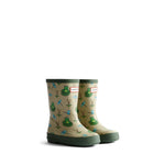 Original Kids First Lily Pad Print Wellington Boots Shore/Flexing Green