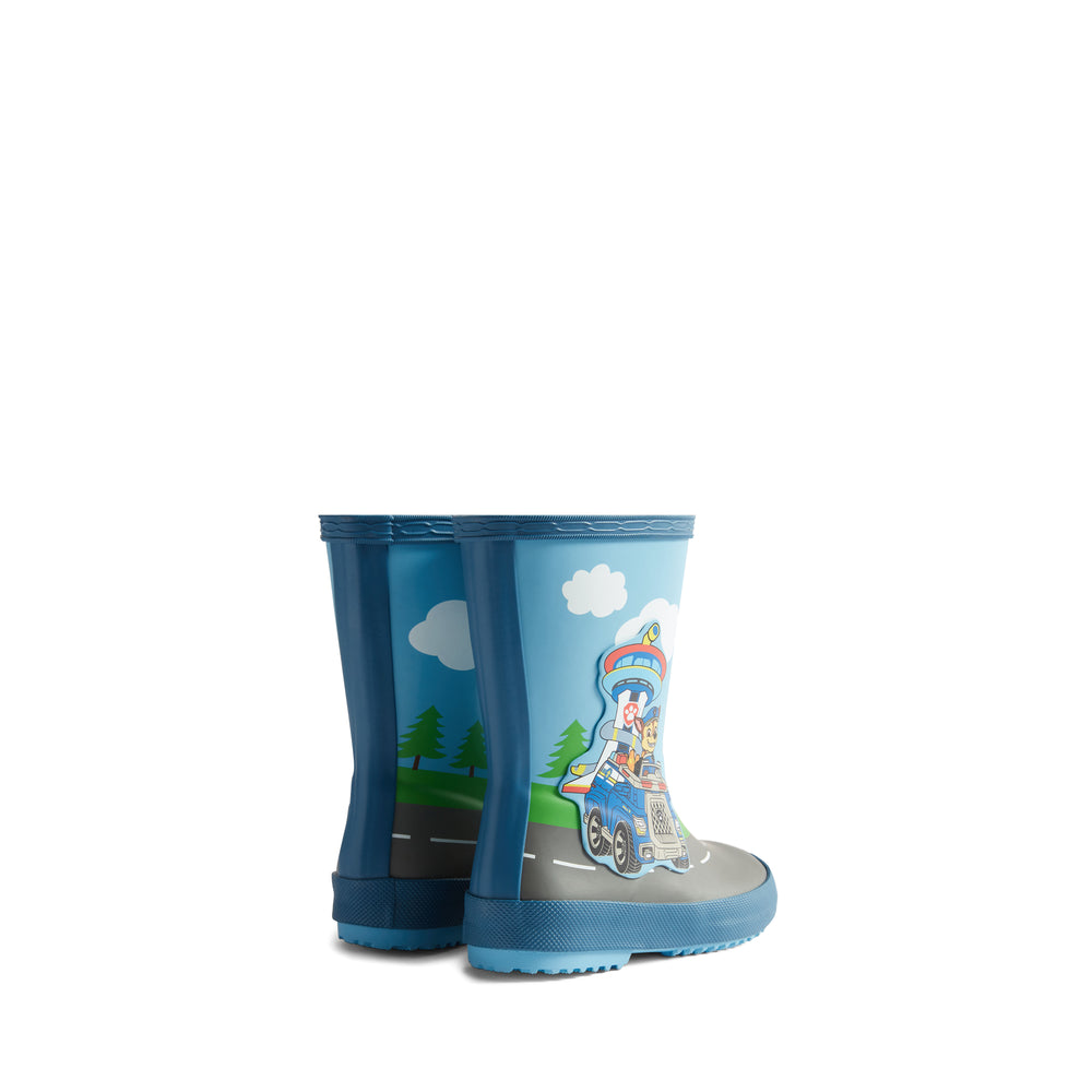 Original Kids First Paw Patrol Chase Boots Borealis Blue