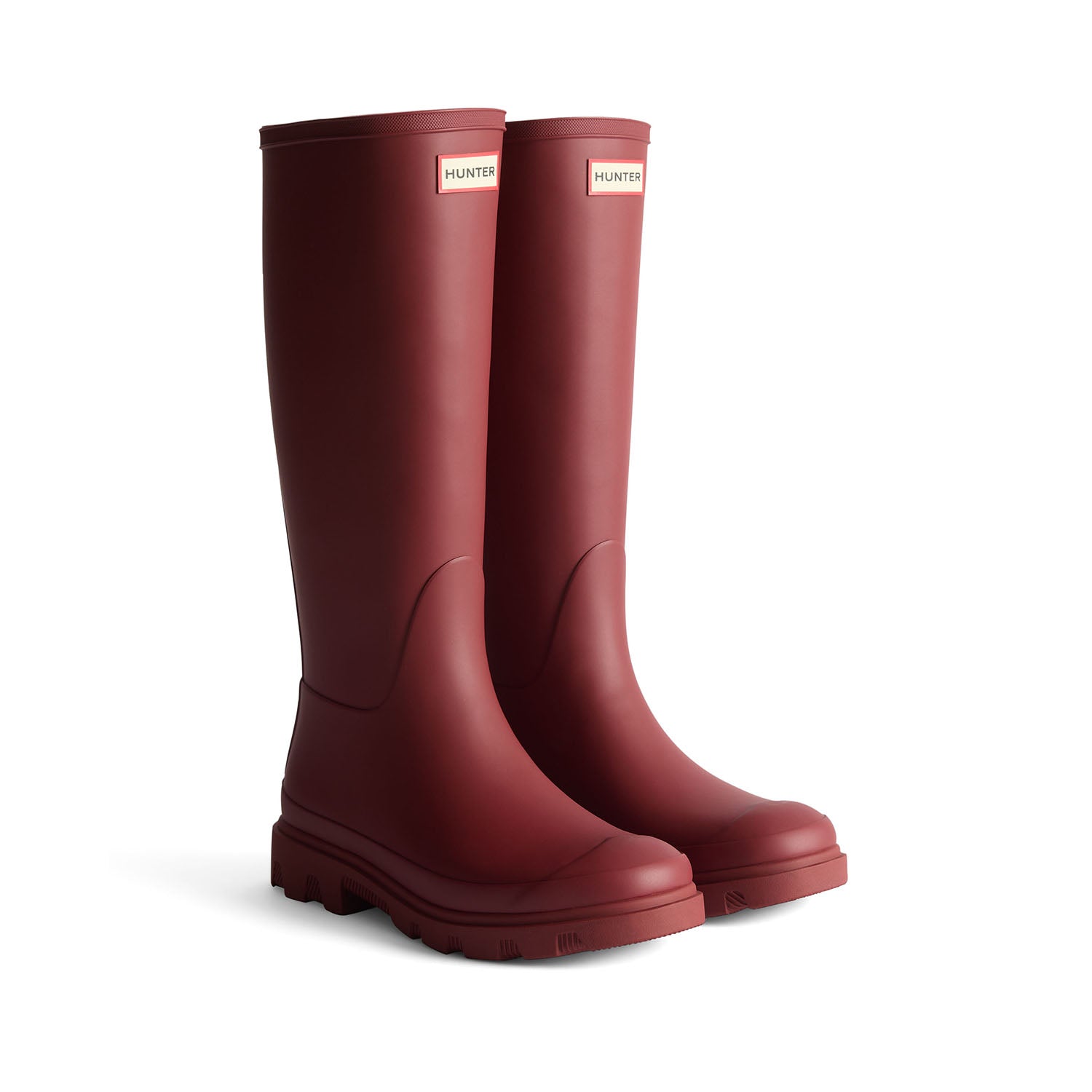 HUNTER ARGYLL BULLS FULL KN US14 未使用 Hunter Unisex Downpour Tall Boots Bordeaux | XHFRU0001251ME