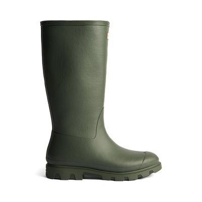 Unisex Downpour Insulated Tall Wellington Boots Dark Olive