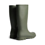 Unisex Downpour Insulated Tall Wellington Boots Dark Olive