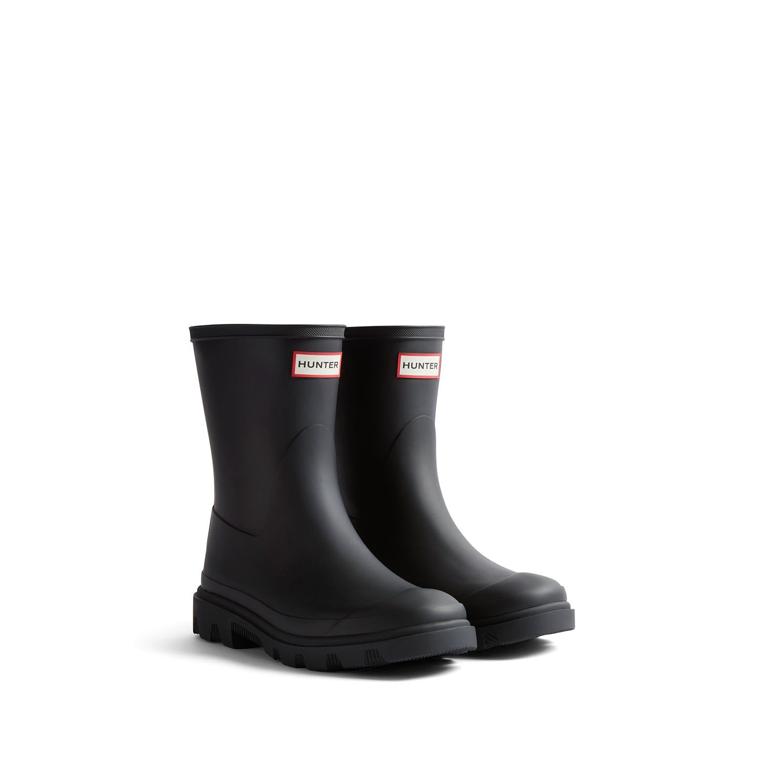 Hunter Unisex Downpour Short Wellington Boots Zwart