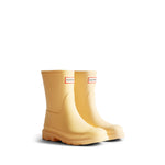 Unisex Downpour Short Wellington Boots Pale Yellow