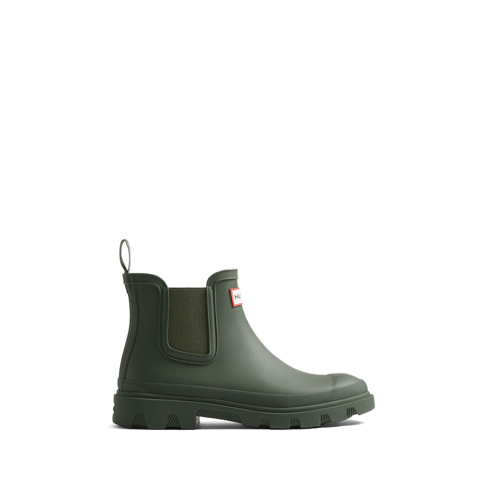 Unisex Downpour Chelsea Boots Dark Olive