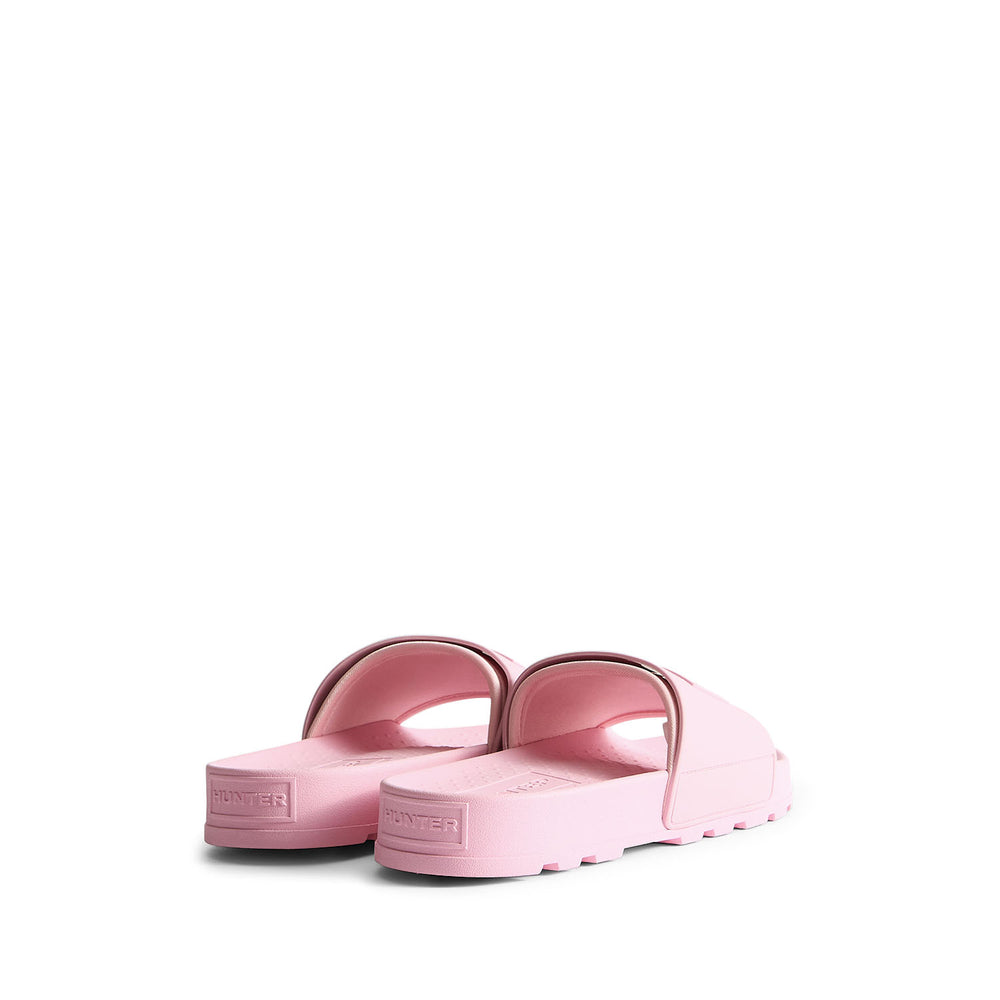 Unisex Core Embossed Silicon Logo Slider Parfait Pink