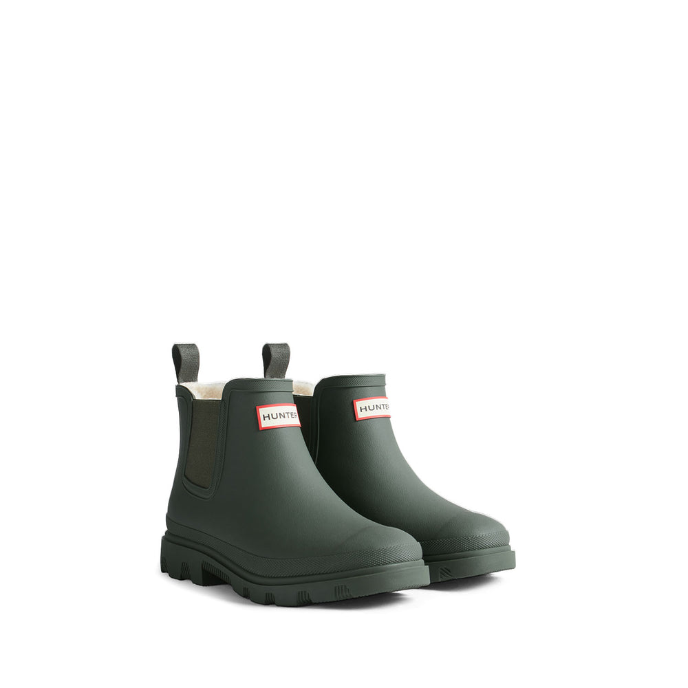 Unisex Downpour Chelsea Insulated Boots Dark Olive