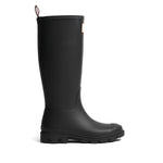 MK x HUNTER Unisex Downpour Tall Wellington Boots Black