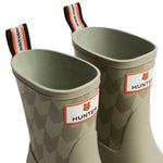 MK x HUNTER Chevron Downpour Short Boots Ashtree/Silver Sage