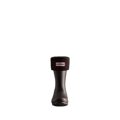 Kids Fleece Boot Socks Hunter Black