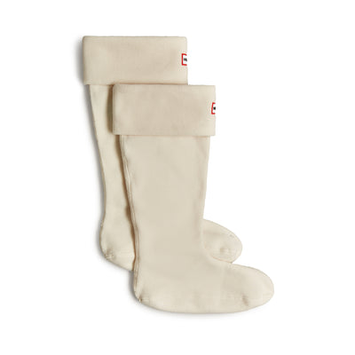 Fleece Tall Boots Socks Hunter White