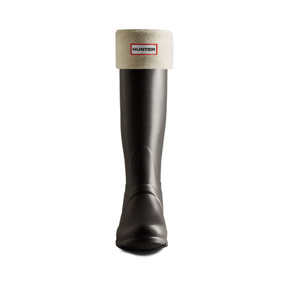 Fleece Tall Boots Socks Hunter White