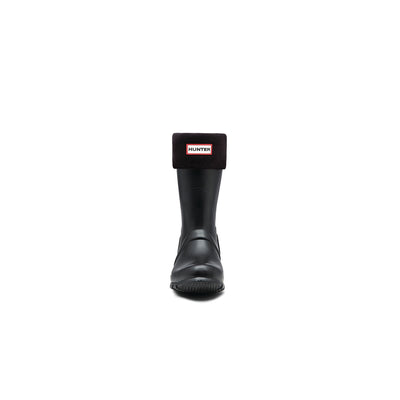 Fleece Short Boots Socks Hunter Black