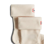 Fleece Short Boots Socks Hunter White